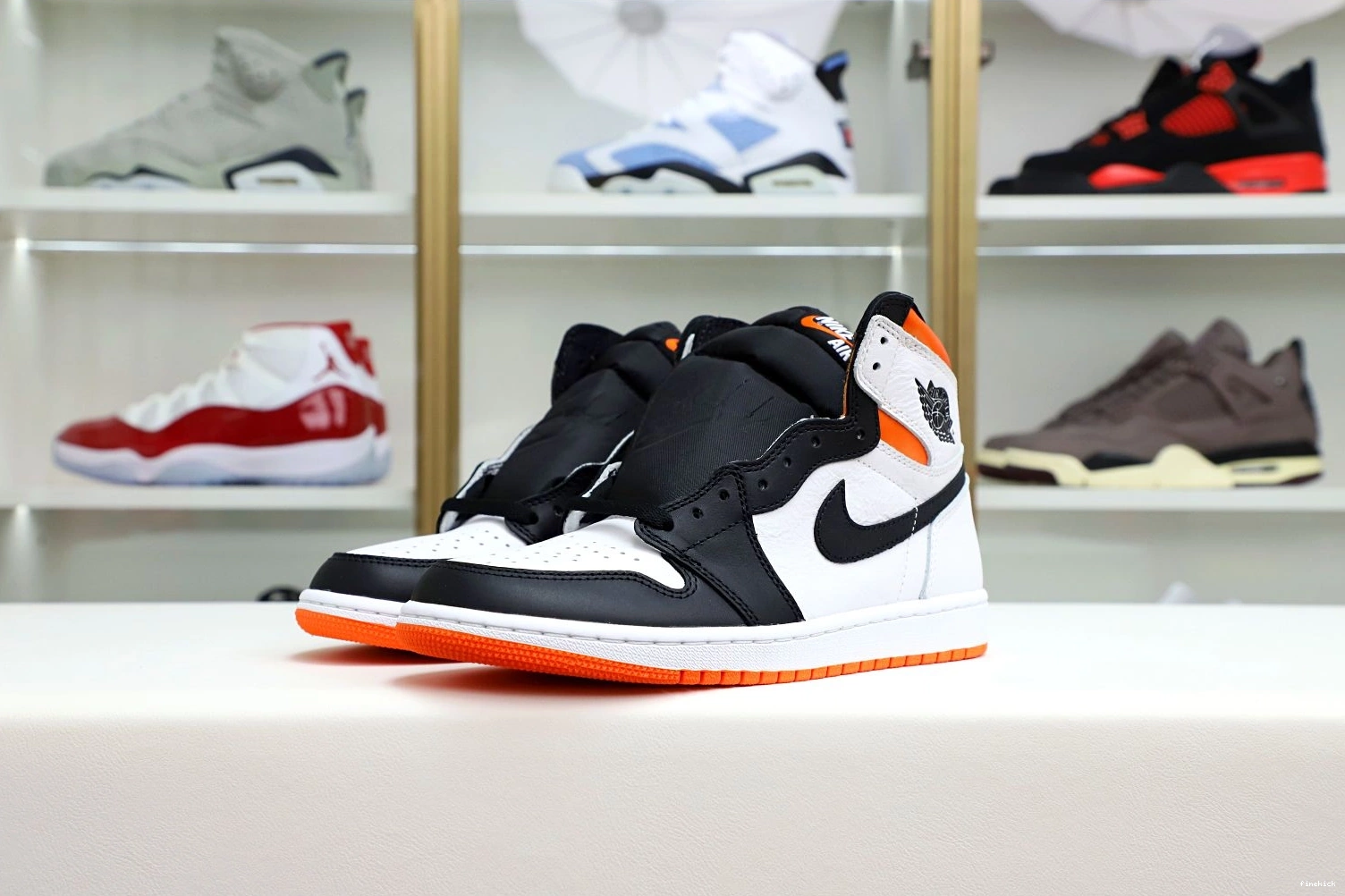 Jordan Electro Orange' High 1 OG Air Retro 0127